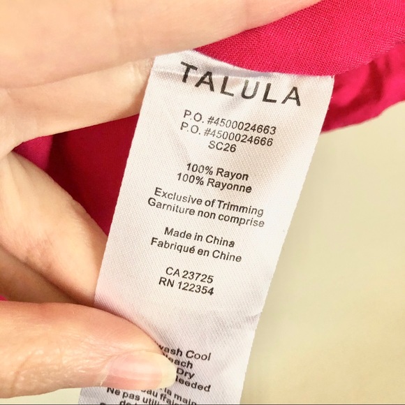 💕 Aritzia TALULA Hot Pink Lipinski Dress Sz 6 💕 - Picture 6 of 6